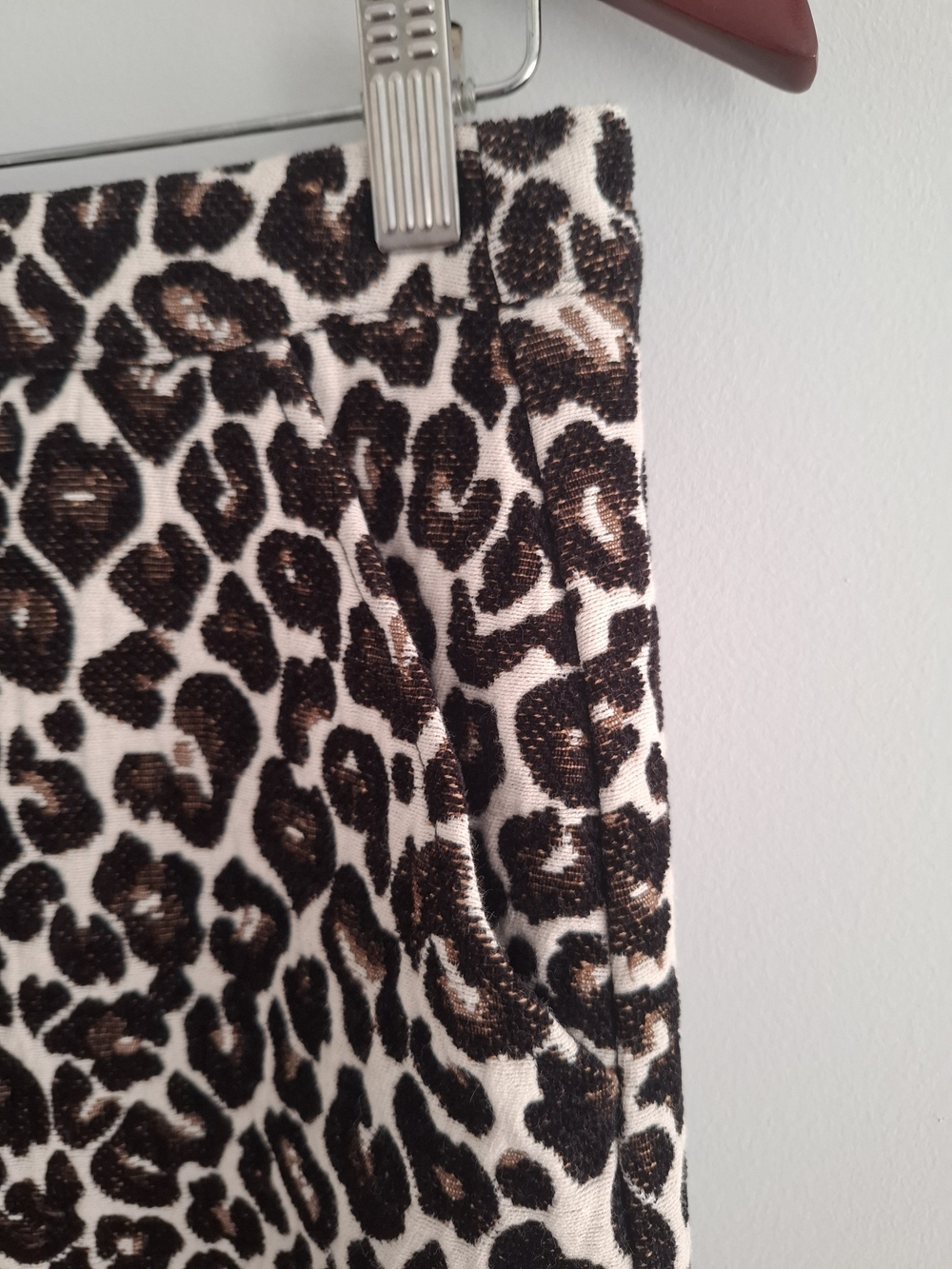 Sanctuary Leopard Print Mini Skirt - Brown & Black SZ L - Picture 3 of 9